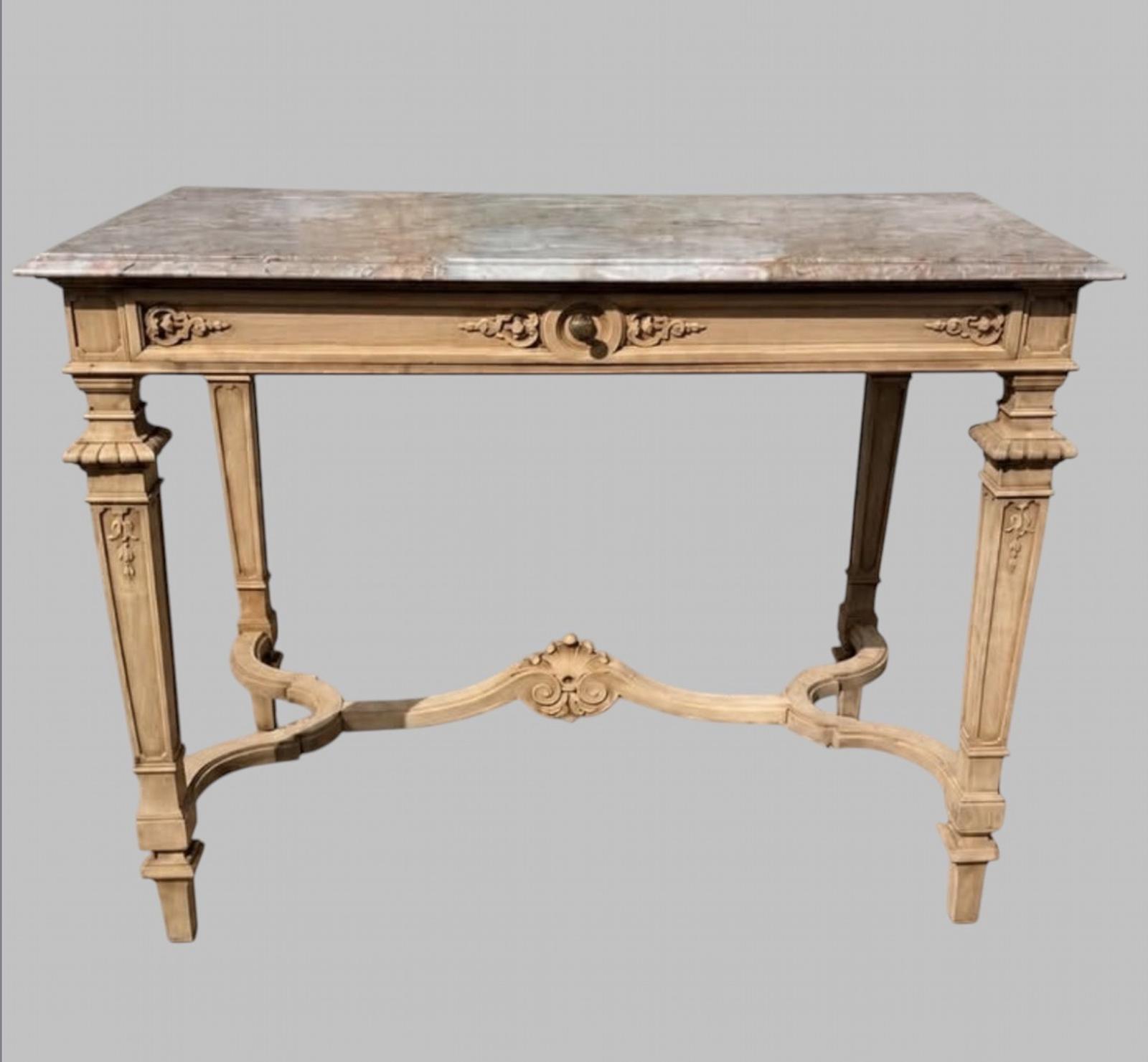 French Marble-topped Side Table, Circa 1880 (1 of 6) French Marble-topped Side Table, Circa 1880 (1 of 6)
