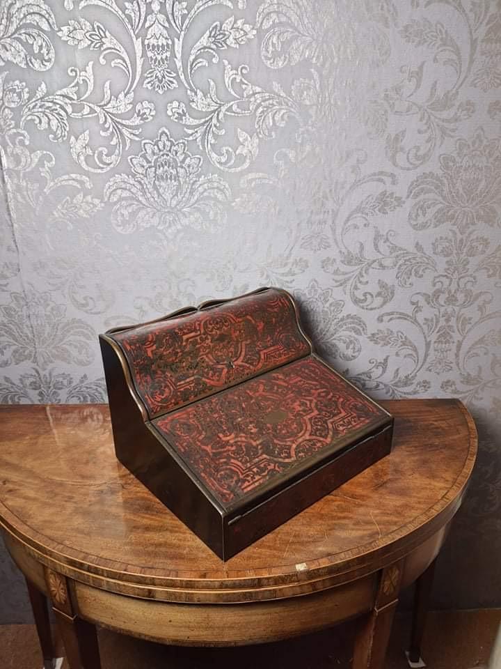 Boulle Writing Slope (1 of 8)