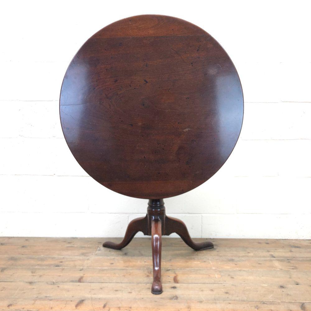Antique Mahogany Tilt Top Table (1 of 9) Antique Mahogany Tilt Top Table (1 of 9)