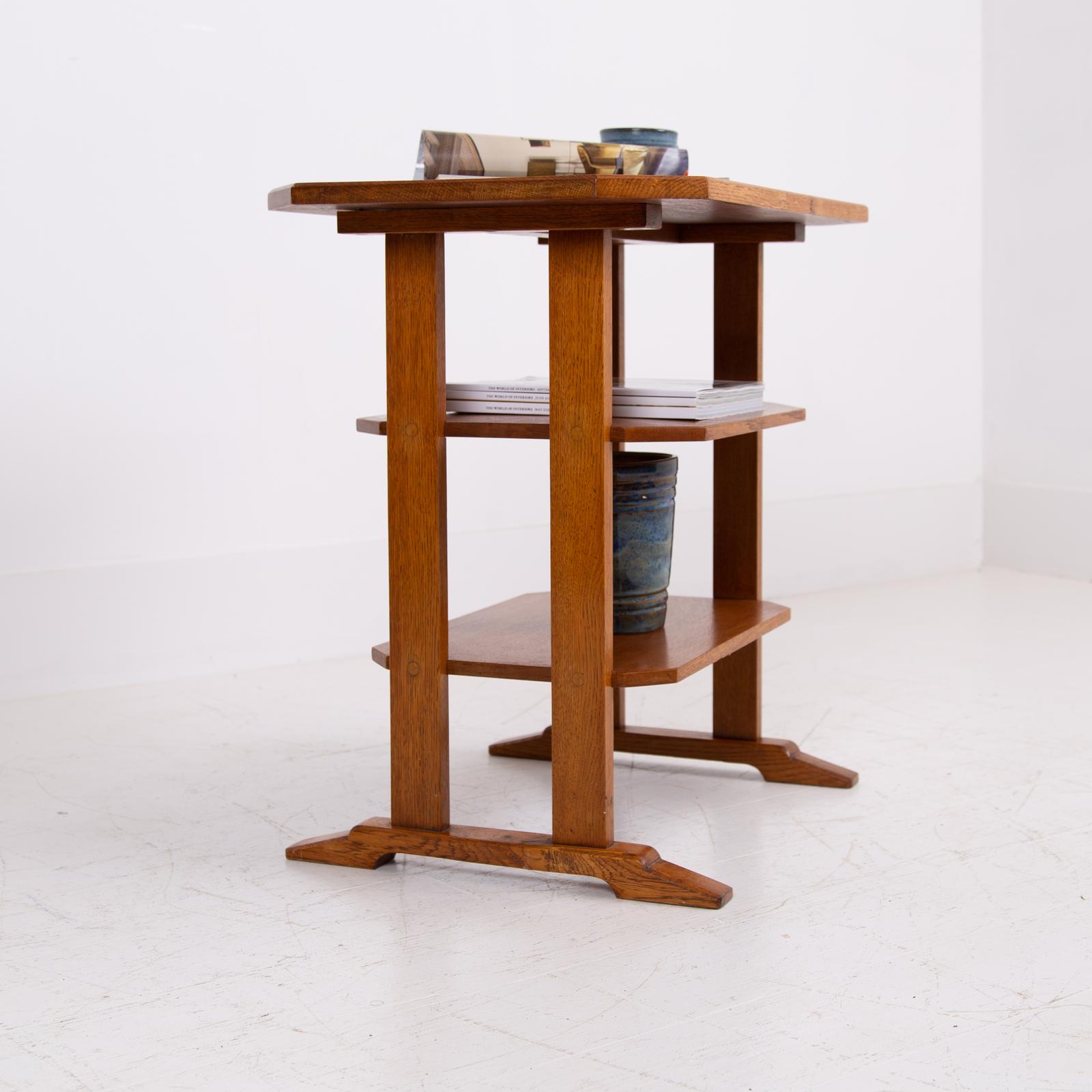 Cotswold School Oak 3 Tier Side Table C1920 (1 of 15) Cotswold School Oak 3 Tier Side Table C1920 (1 of 15)