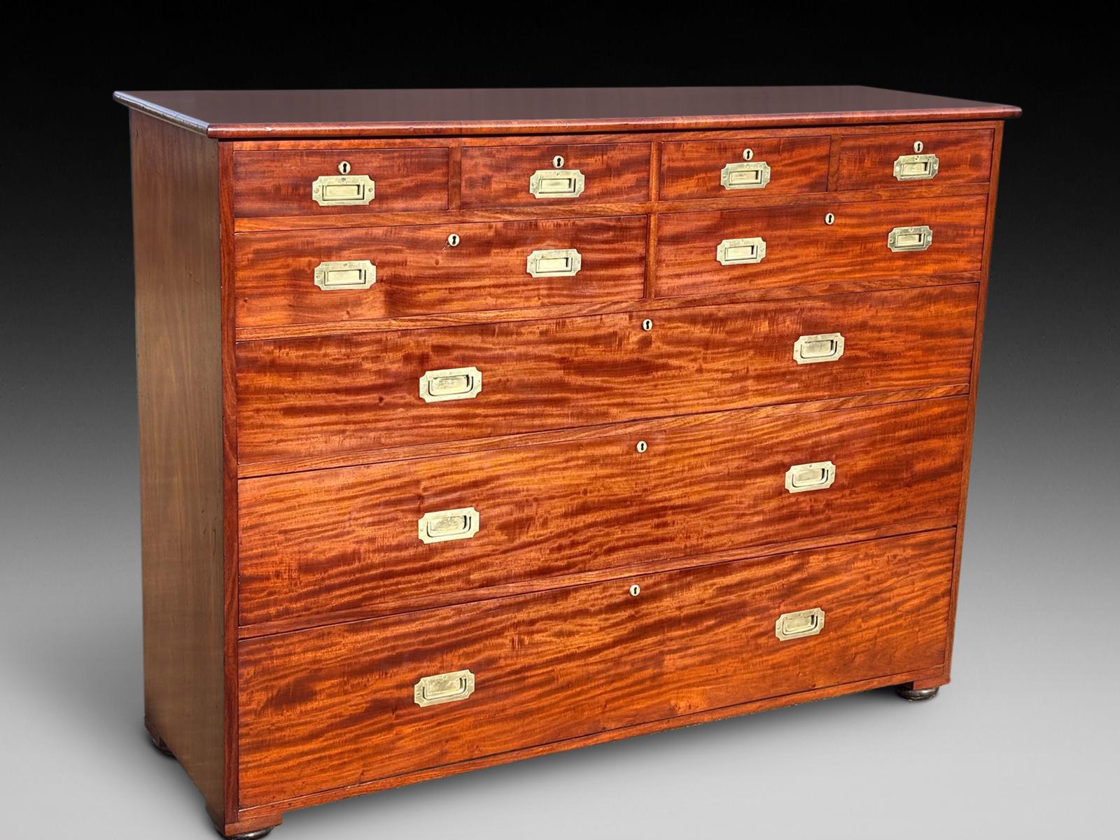 Victorian Mahogany 9 Drawer Military Chest Of Drawers (1 of 6)