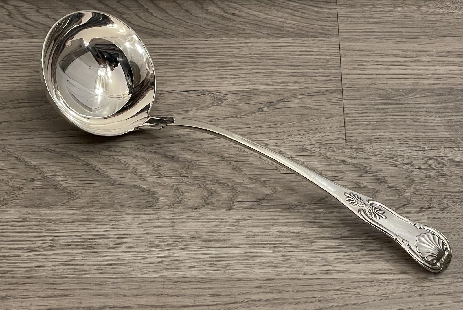 Large Victorian Scottish Silver Ladle (1 of 7) Large Victorian Scottish Silver Ladle (1 of 7)