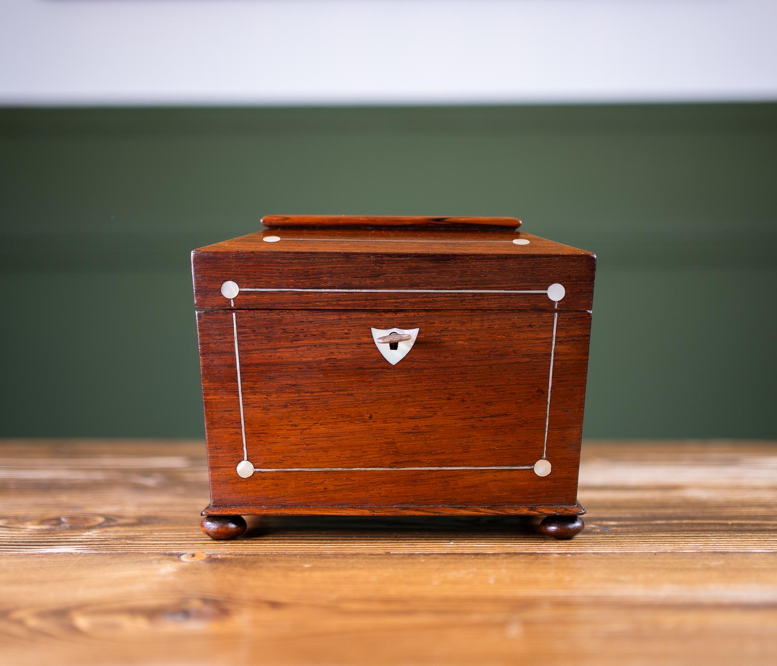 William IV Rosewood Tea Caddy (1 of 12) William IV Rosewood Tea Caddy (1 of 12)