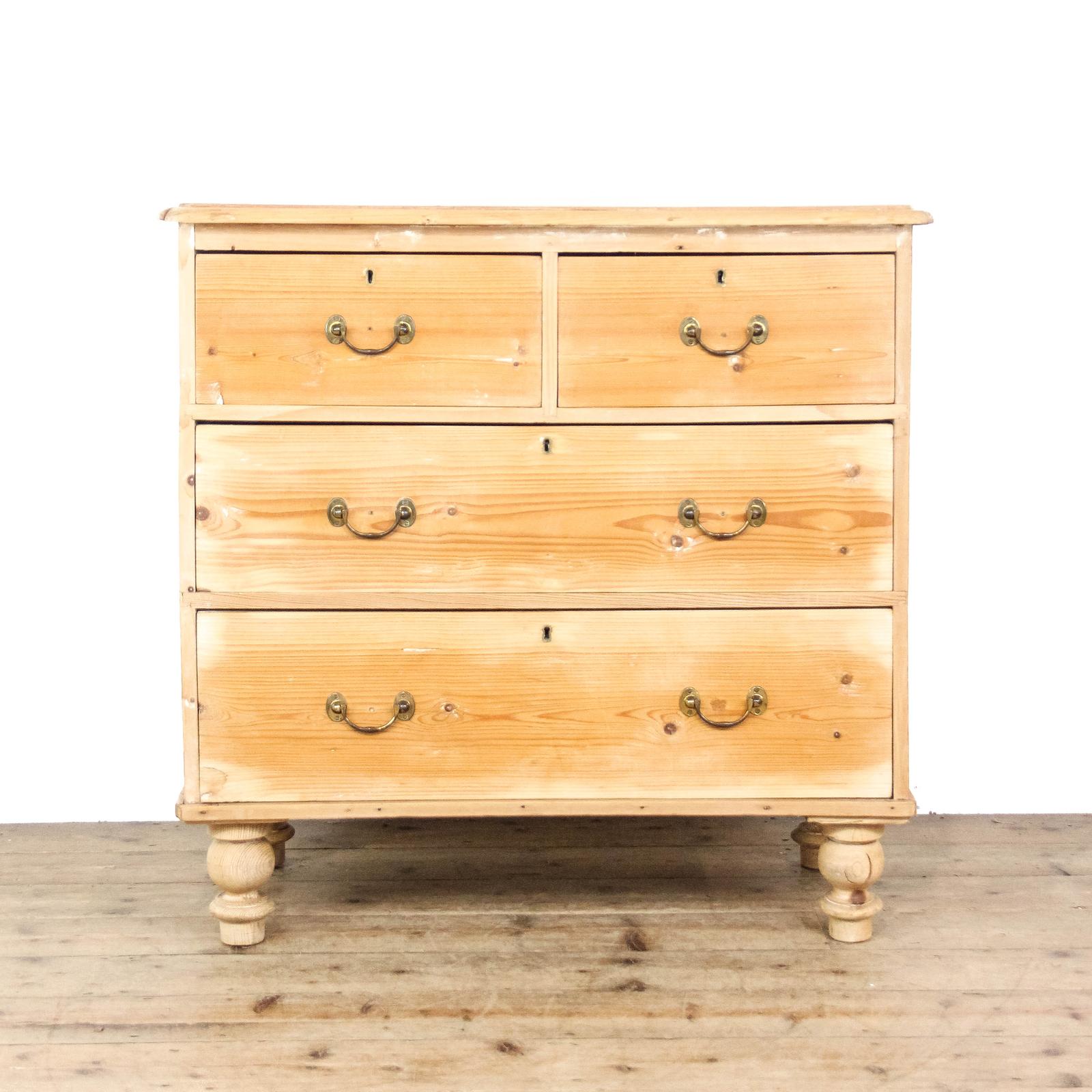 Antique Small Pine Chest of Drawers (1 of 10)