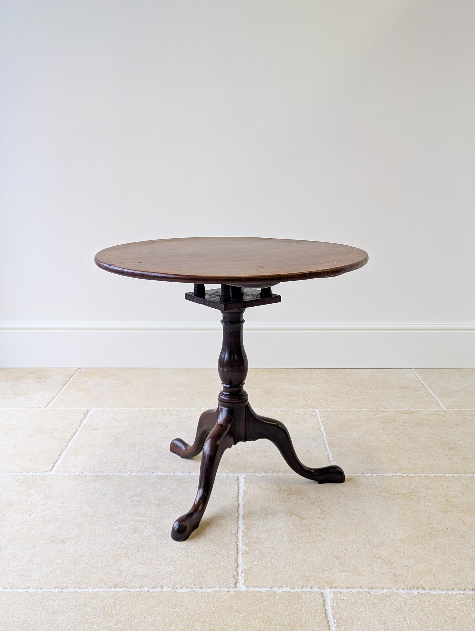 Antique Georgian Mahogany Birdcage Tripod Table c.1790 (1 of 20)