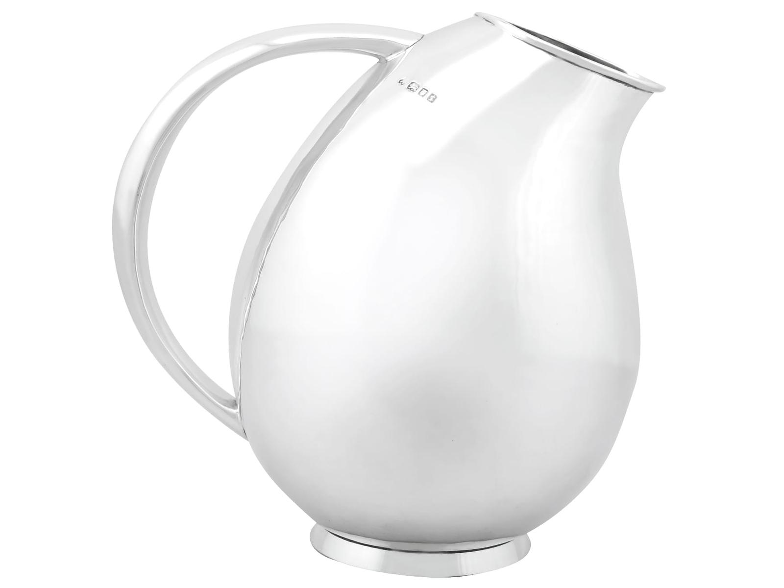 George V Design Style Sterling Sterling Silver Jug 1934 (1 of 7)