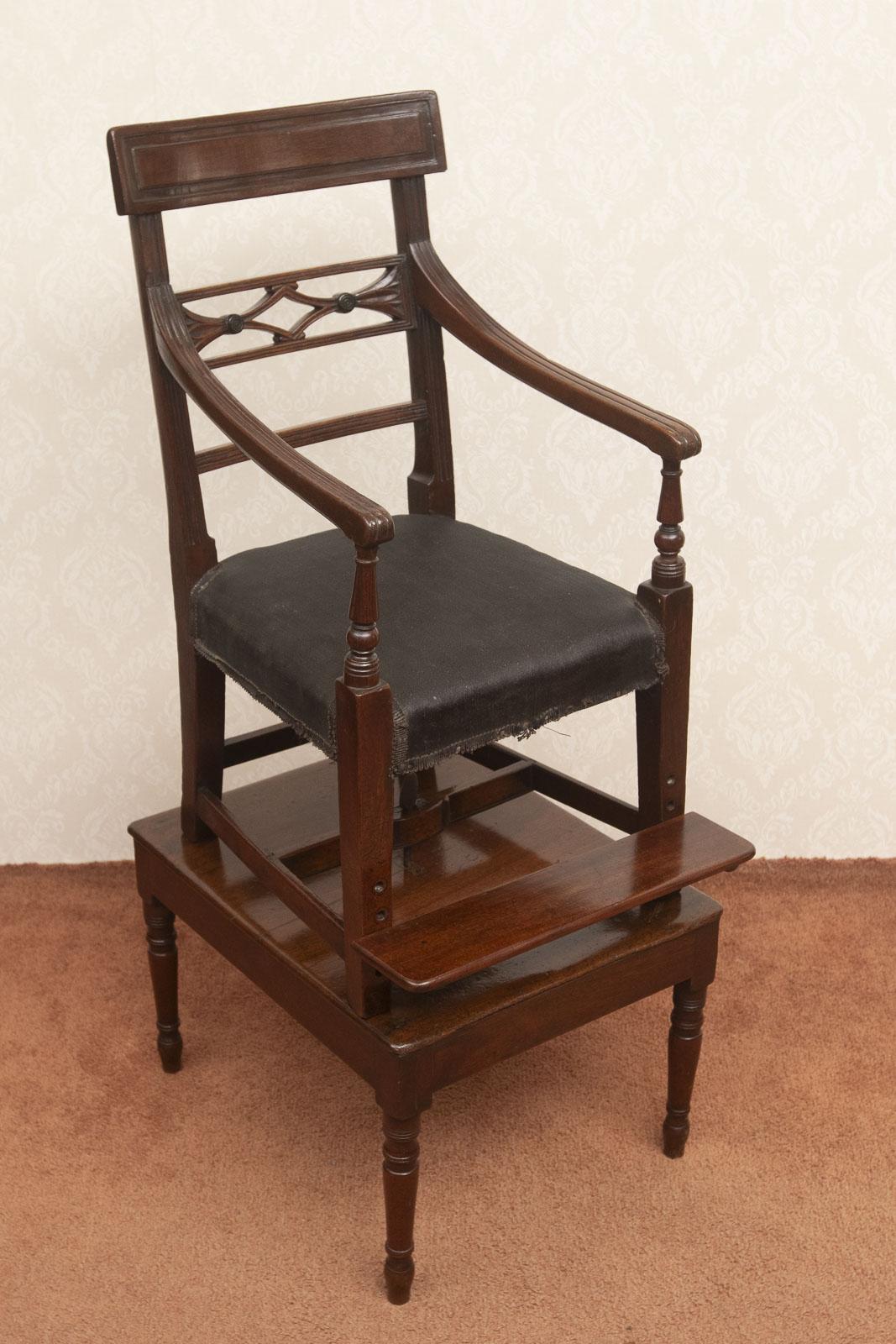 Rare 18th Century Child's High Chair (1 of 9)
