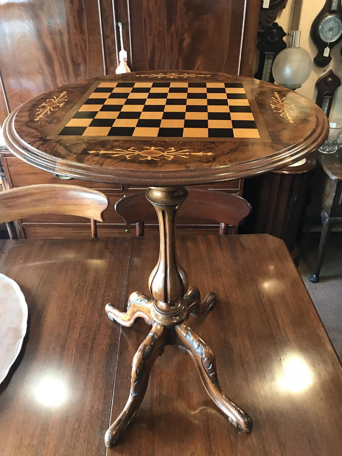 Tripod Victorian games table (1 of 1)