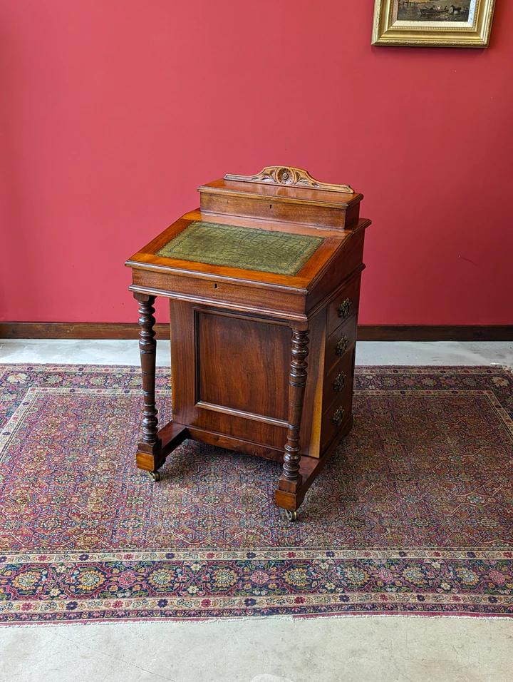 Antique 19th Century Walnut Davenport Writing Desk (1 of 10) Antique 19th Century Walnut Davenport Writing Desk (1 of 10)