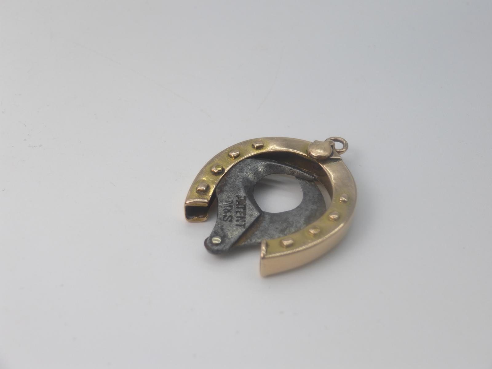 Rare Victorian Gold & Steel Cigar Cutter (1 of 5)