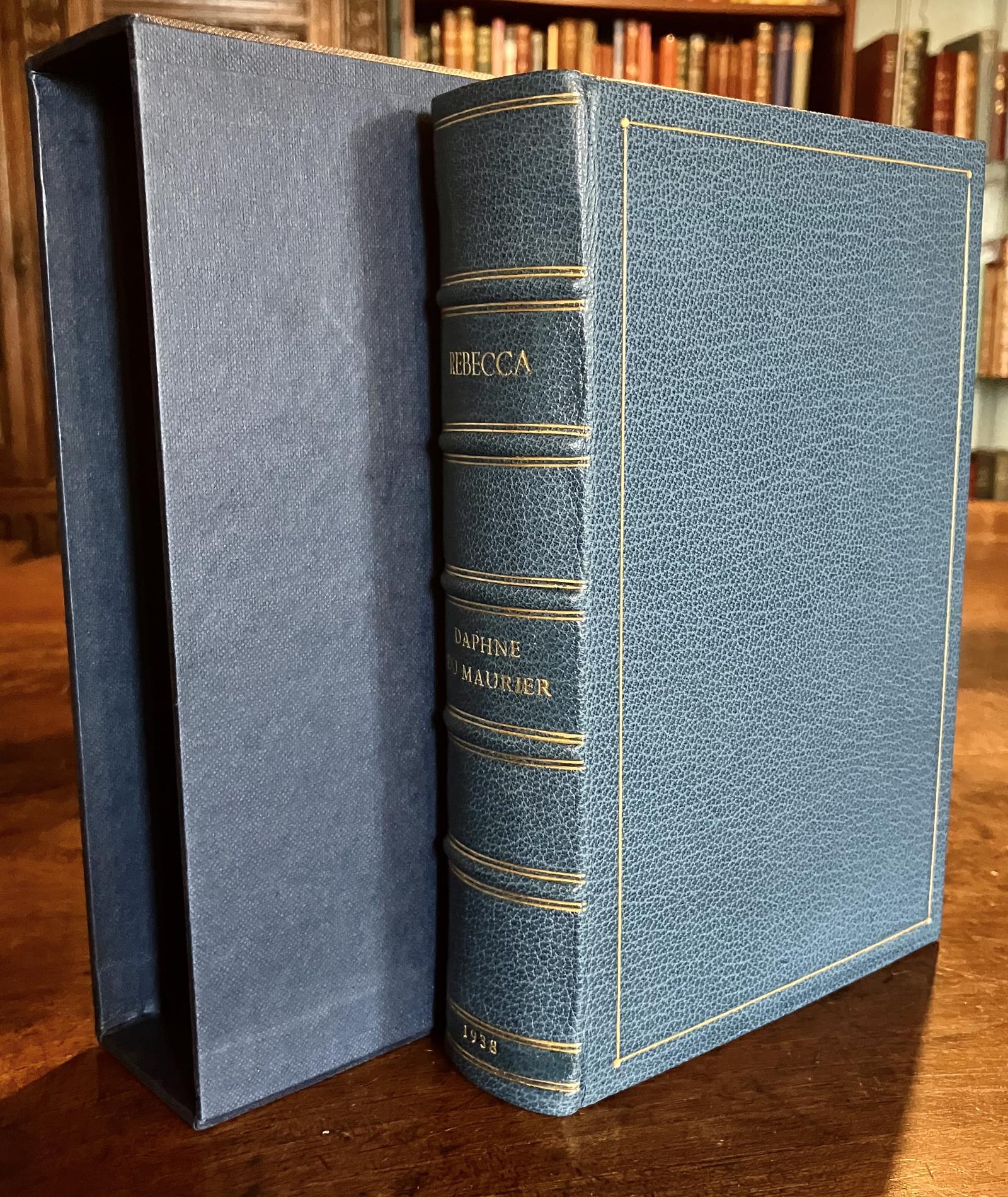 1938 Rebecca by Daphne Du Maurier 1st Ed Fine Full Leather Binding + Slipcase (1 of 4)