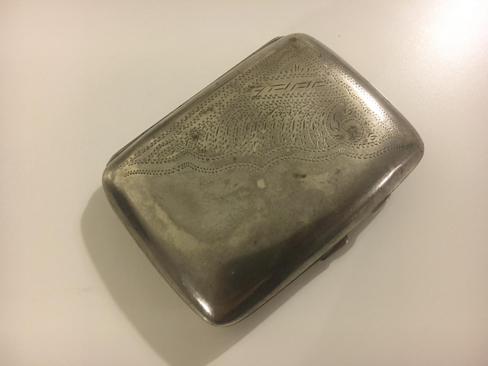 EPNS Silver Plated Cigarette Case 1920s (1 of 4)