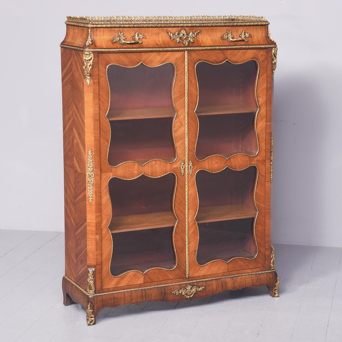 Ormolu Mounted Kingwood Cabinet (1 of 16)