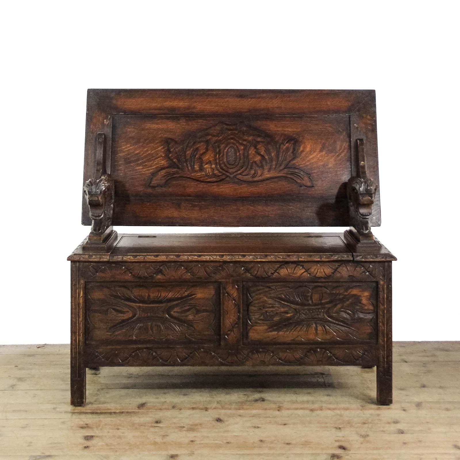 Antique Oak Monks Bench (1 of 9) Antique Oak Monks Bench (1 of 9)