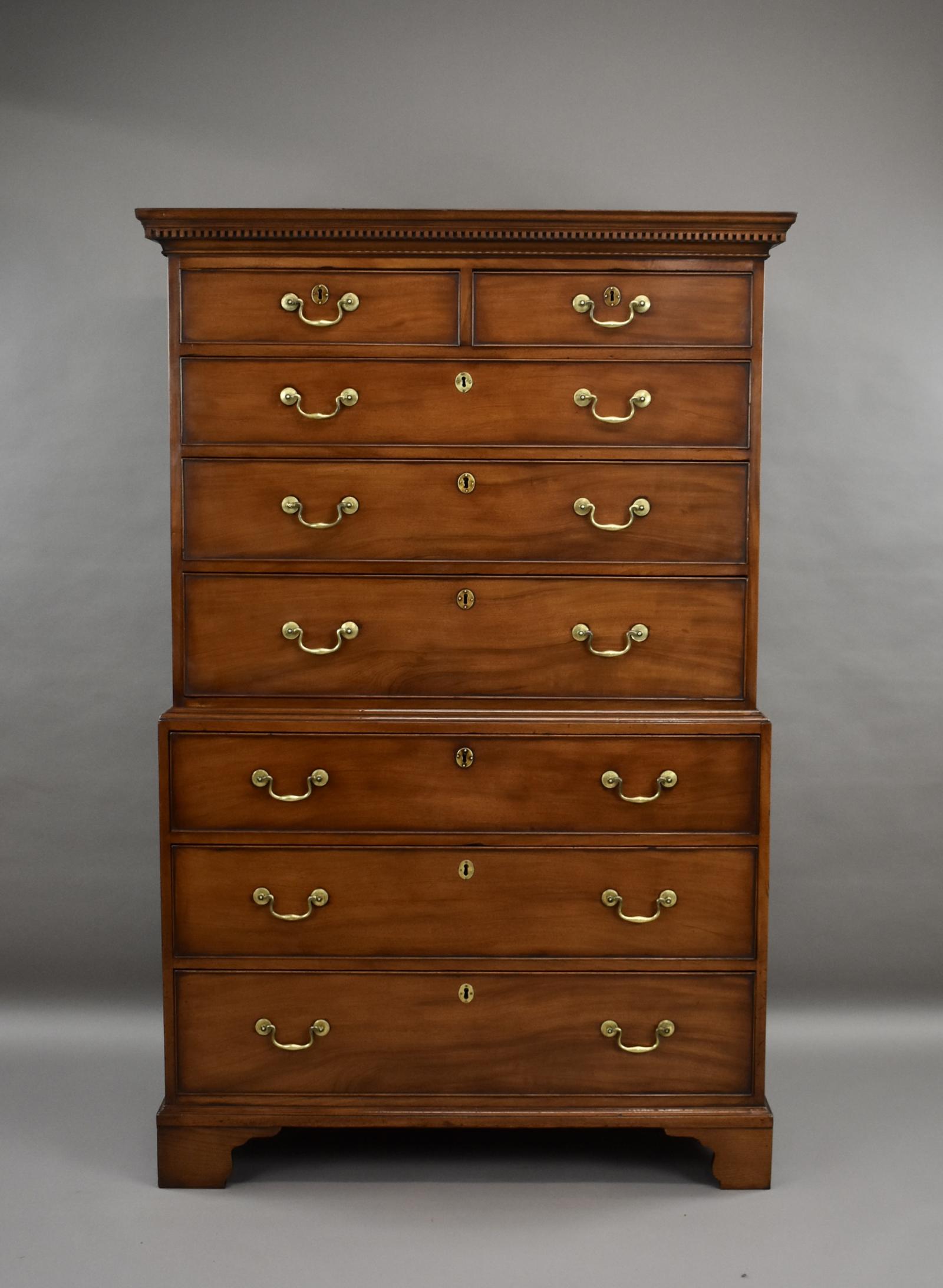 Georgian Mahogany Tall Boy Chest on Chest (1 of 9) Georgian Mahogany Tall Boy Chest on Chest (1 of 9)