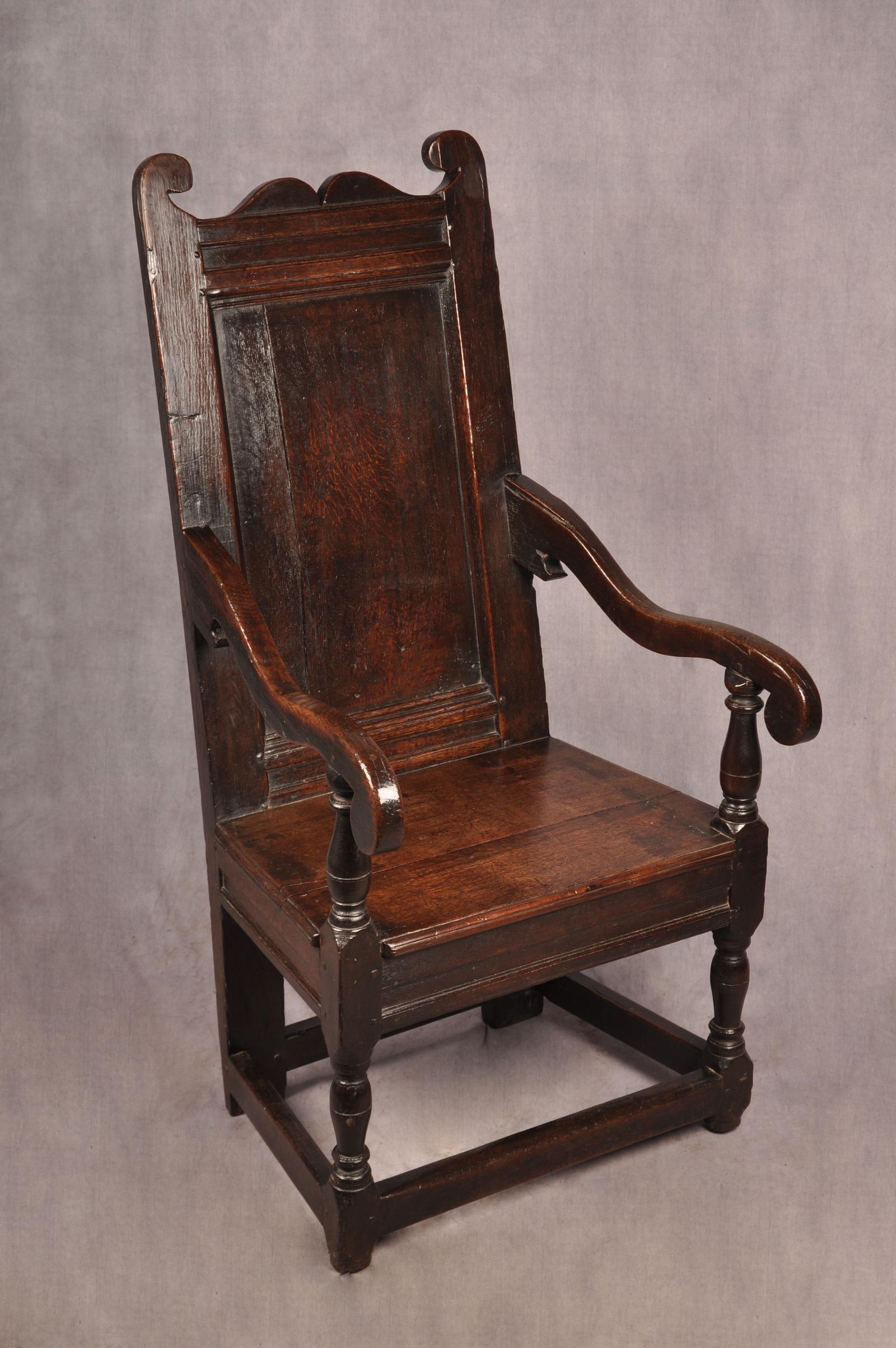 17th Century Yorkshire Oak Wainscot Chair (1 of 13)