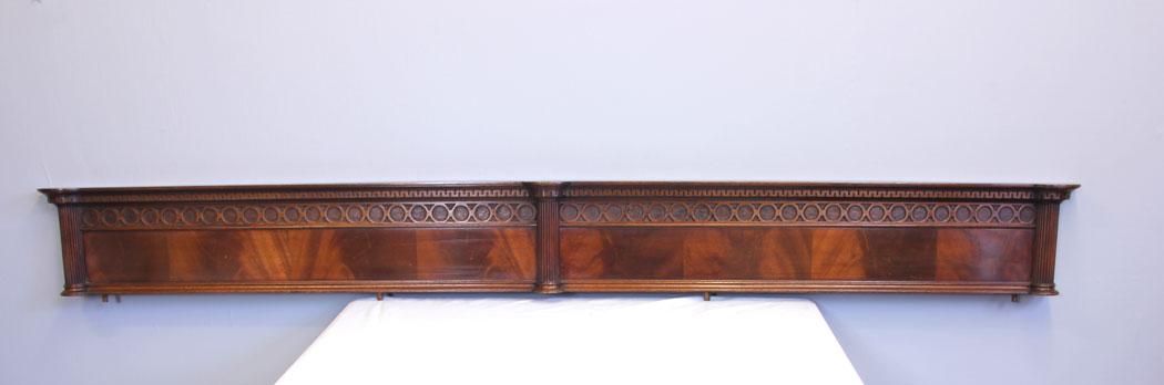 Antique Mahogany Decorative Pediment (1 of 10)