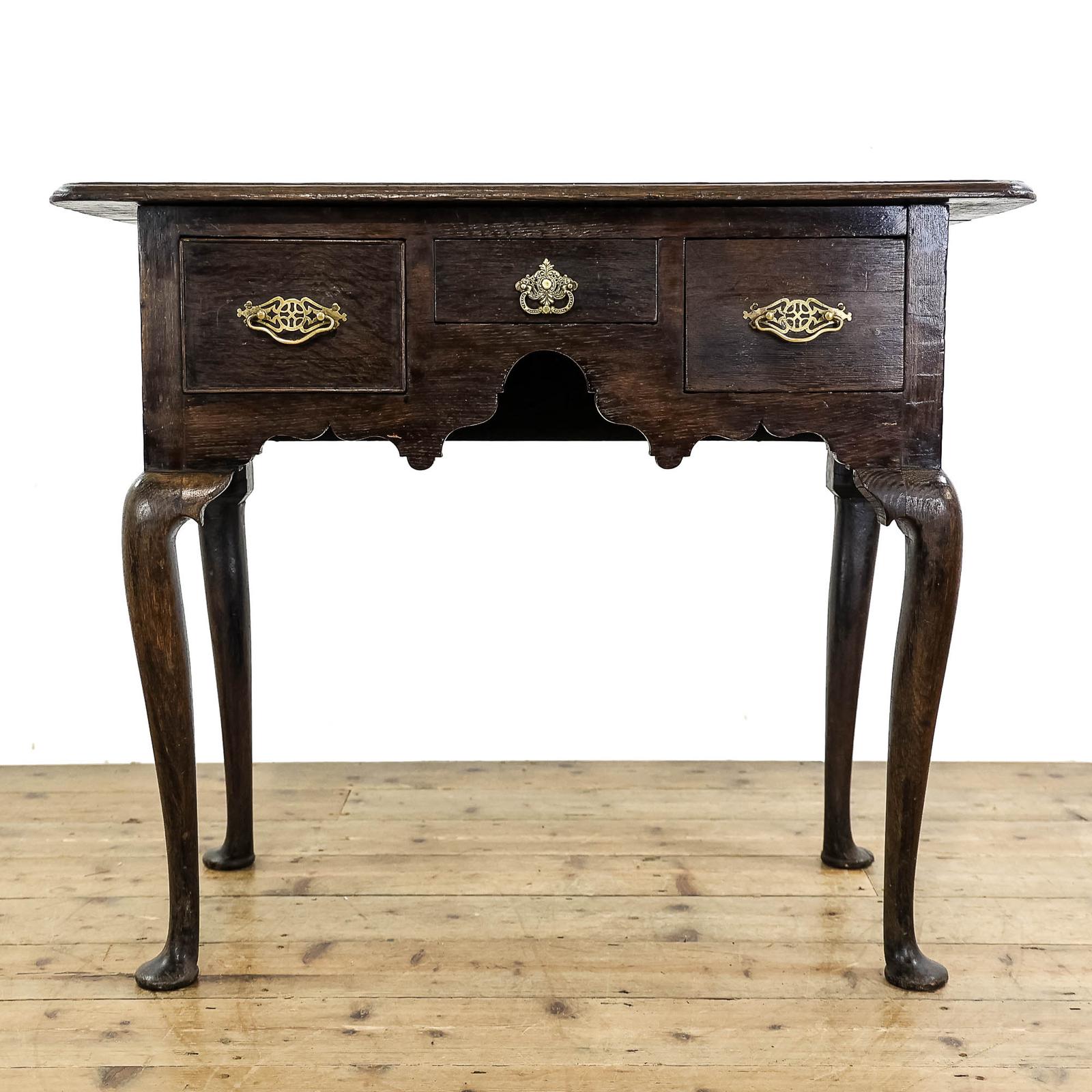 Antique 18th Century Oak Lowboy Table (1 of 9)