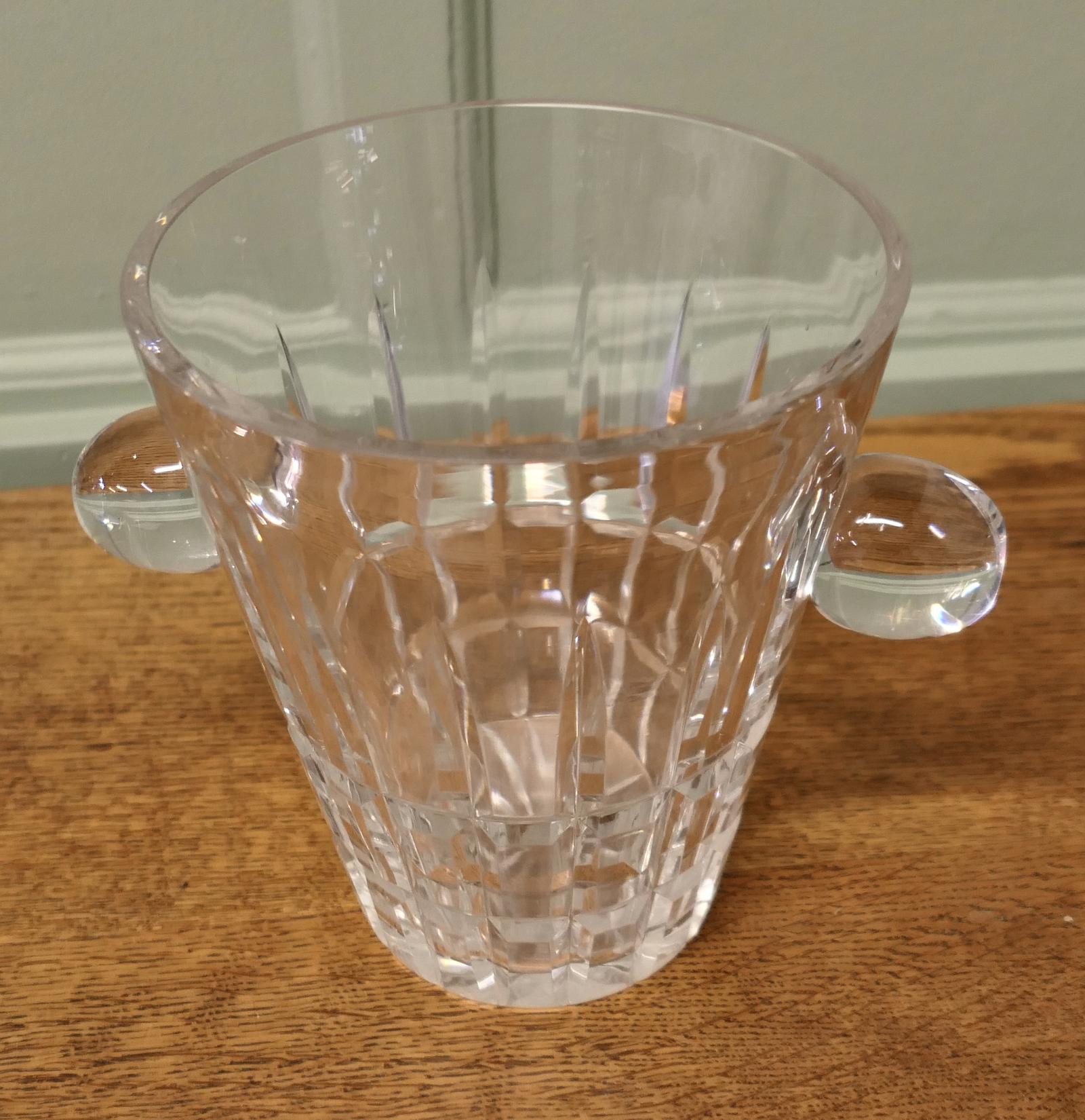 Art Deco Hand Cut French Crystal Wine Cooler / Ice Bucket (1 of 10) Art Deco Hand Cut French Crystal Wine Cooler / Ice Bucket (1 of 10)