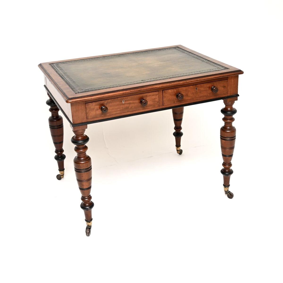 Antique Victorian Mahogany Writing Table / Desk (1 of 10) Antique Victorian Mahogany Writing Table / Desk (1 of 10)