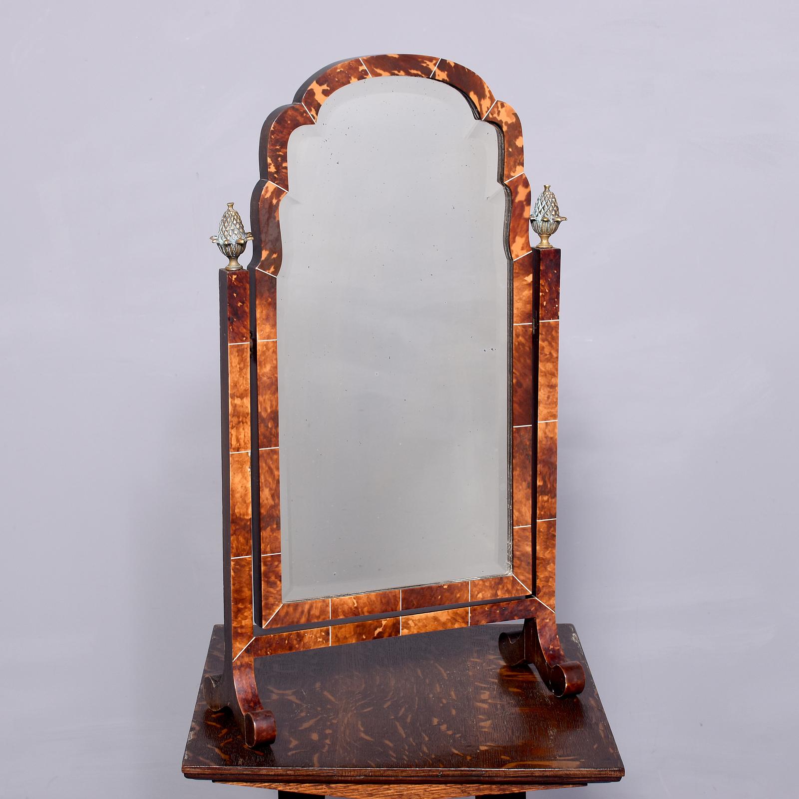 Tortoiseshell Toilet Mirror (1 of 5) Tortoiseshell Toilet Mirror (1 of 5)