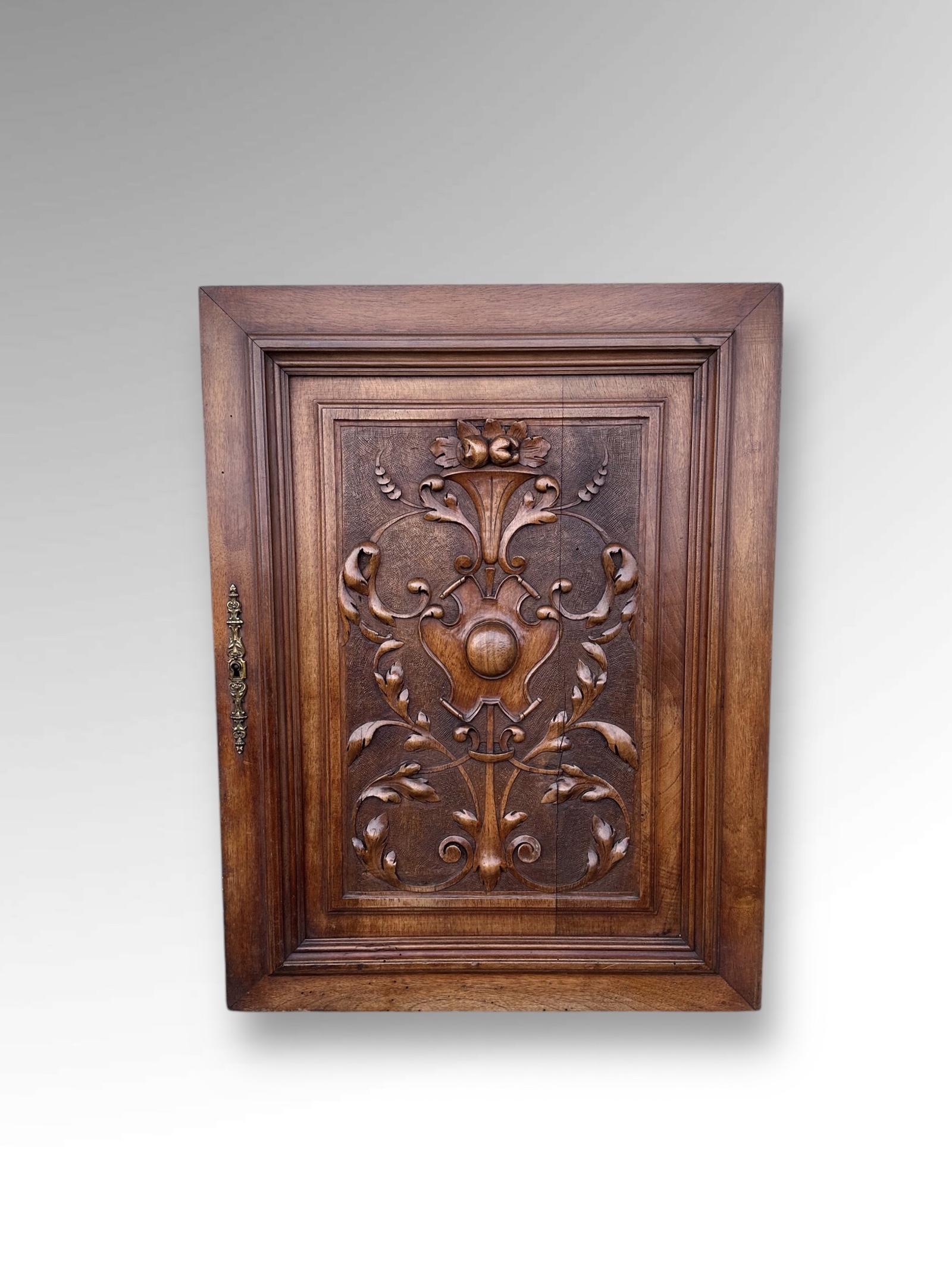 French Carved Cupboard Door Panel Art Architectural Salvage (1 of 7)