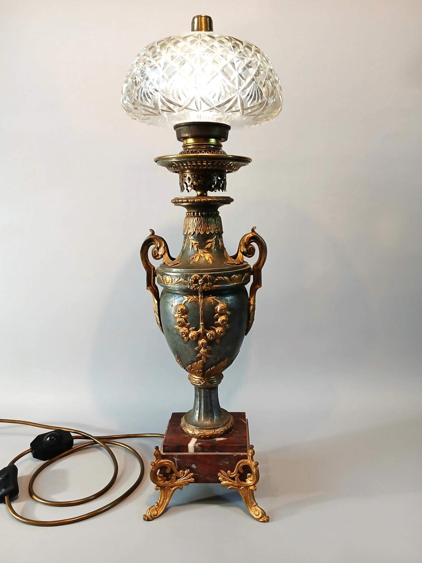 Elegant French Rococo Style Urn Converted Into Dimmable Electric Table/side Lamp – GOL017 (1 of 12) Elegant French Rococo Style Urn Converted Into Dimmable Electric Table/side Lamp – GOL017 (1 of 12)
