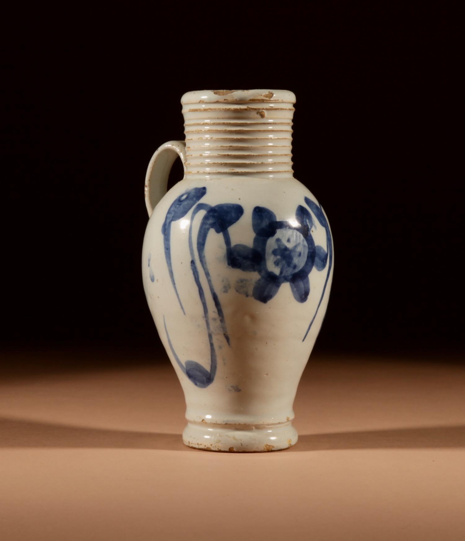 18th Century English Delftware Jug (1 of 8)