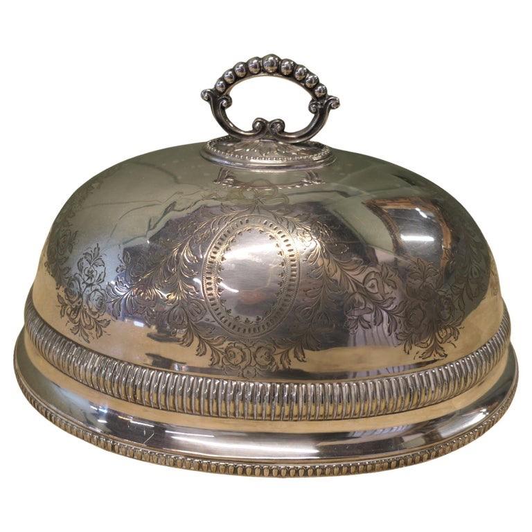 A Fine Quality Sheffield Plate Meat Cover or Food Dome (1 of 10)