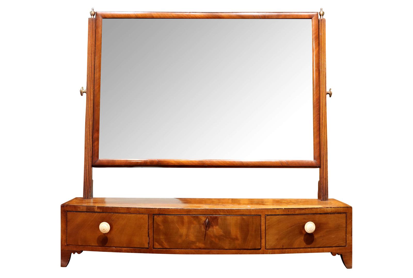 Regency Mahogany Dressing Table Mirror with Three Drawers, Circa 1820 (1 of 5) Regency Mahogany Dressing Table Mirror with Three Drawers, Circa 1820 (1 of 5)
