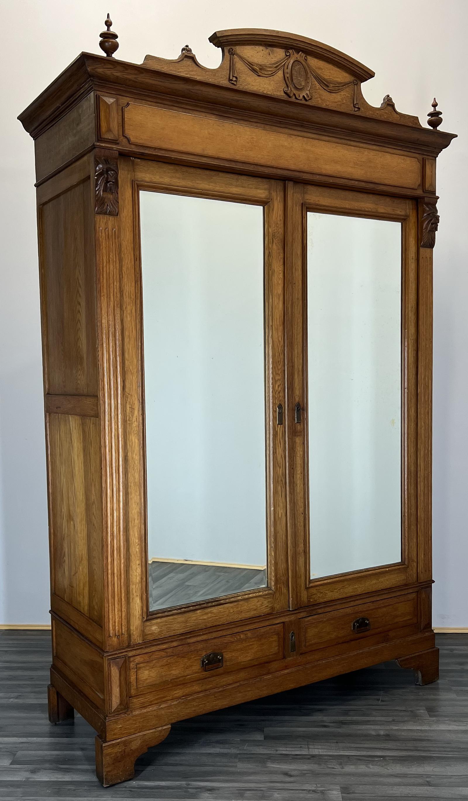 Impressive Antique French Armoire Wardrobe with Mirrors (1 of 12) Impressive Antique French Armoire Wardrobe with Mirrors (1 of 12)
