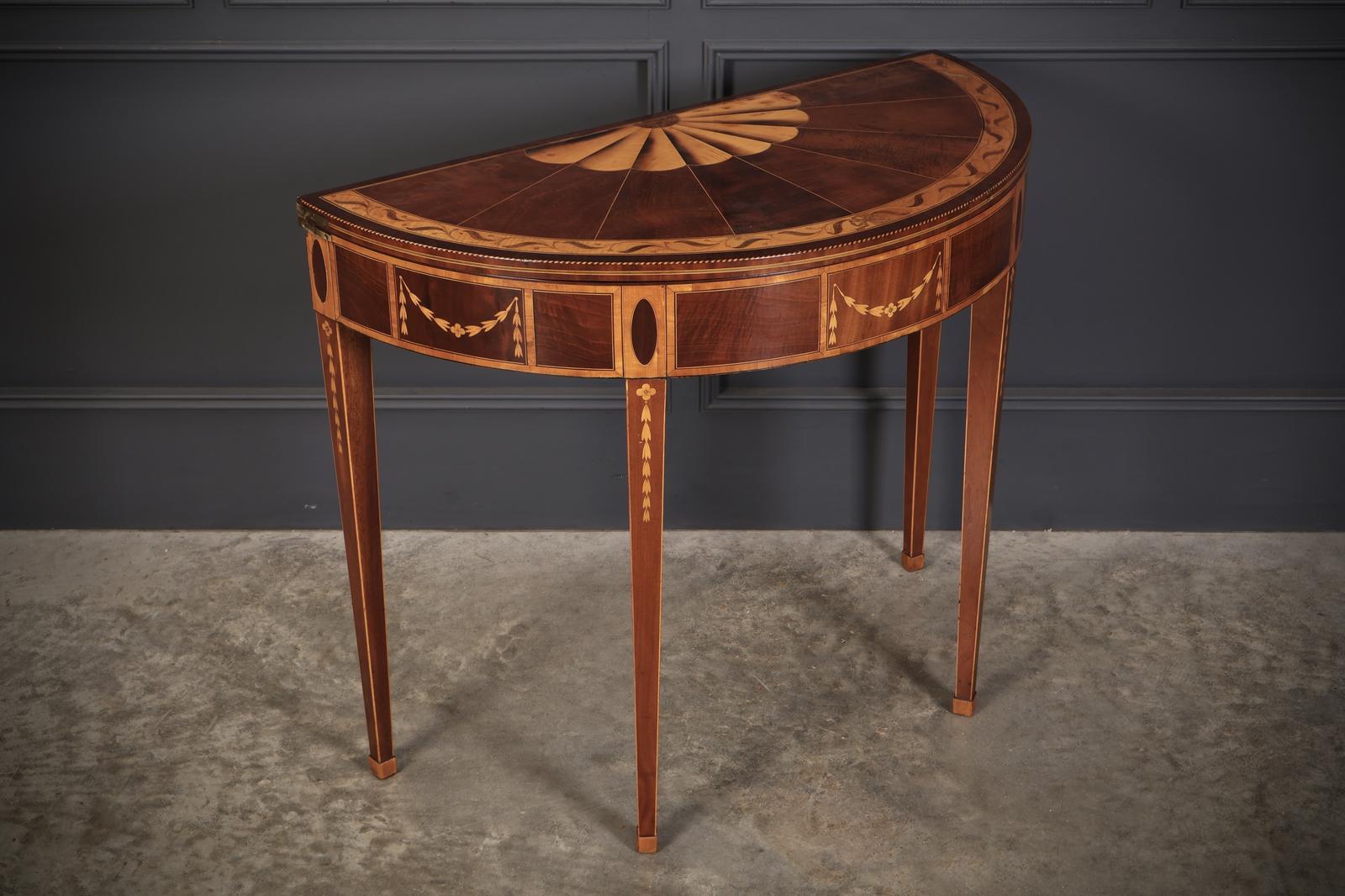 Rare 18th Century Marquetry Inlaid Tea Table (1 of 13)