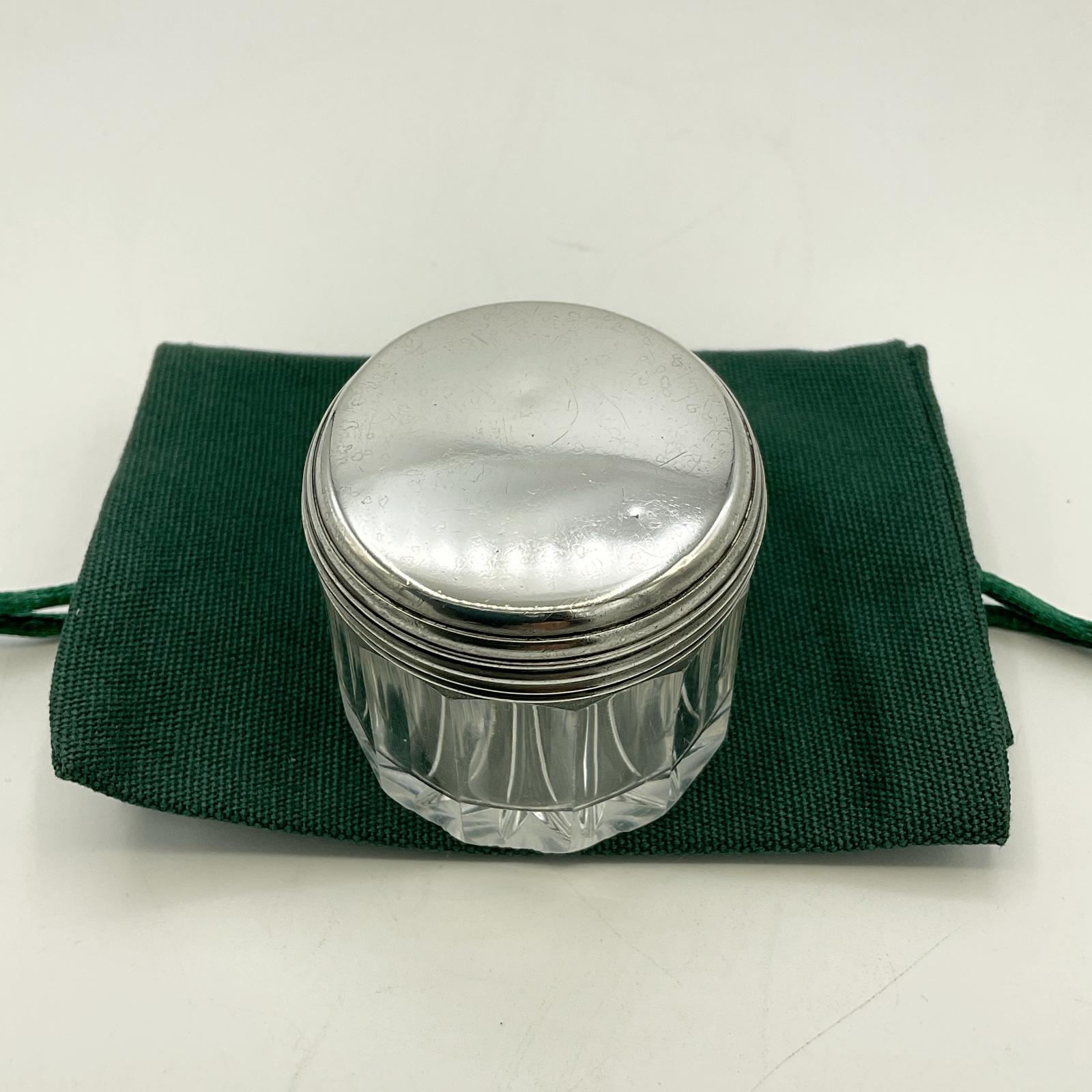 Antique Georgian Silver Lidded Glass Jar (1 of 12) Antique Georgian Silver Lidded Glass Jar (1 of 12)