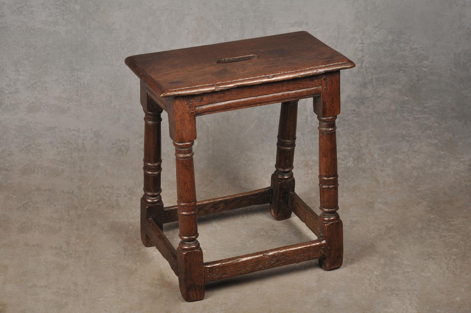 17th Century Oak Joint Stool (1 of 10)
