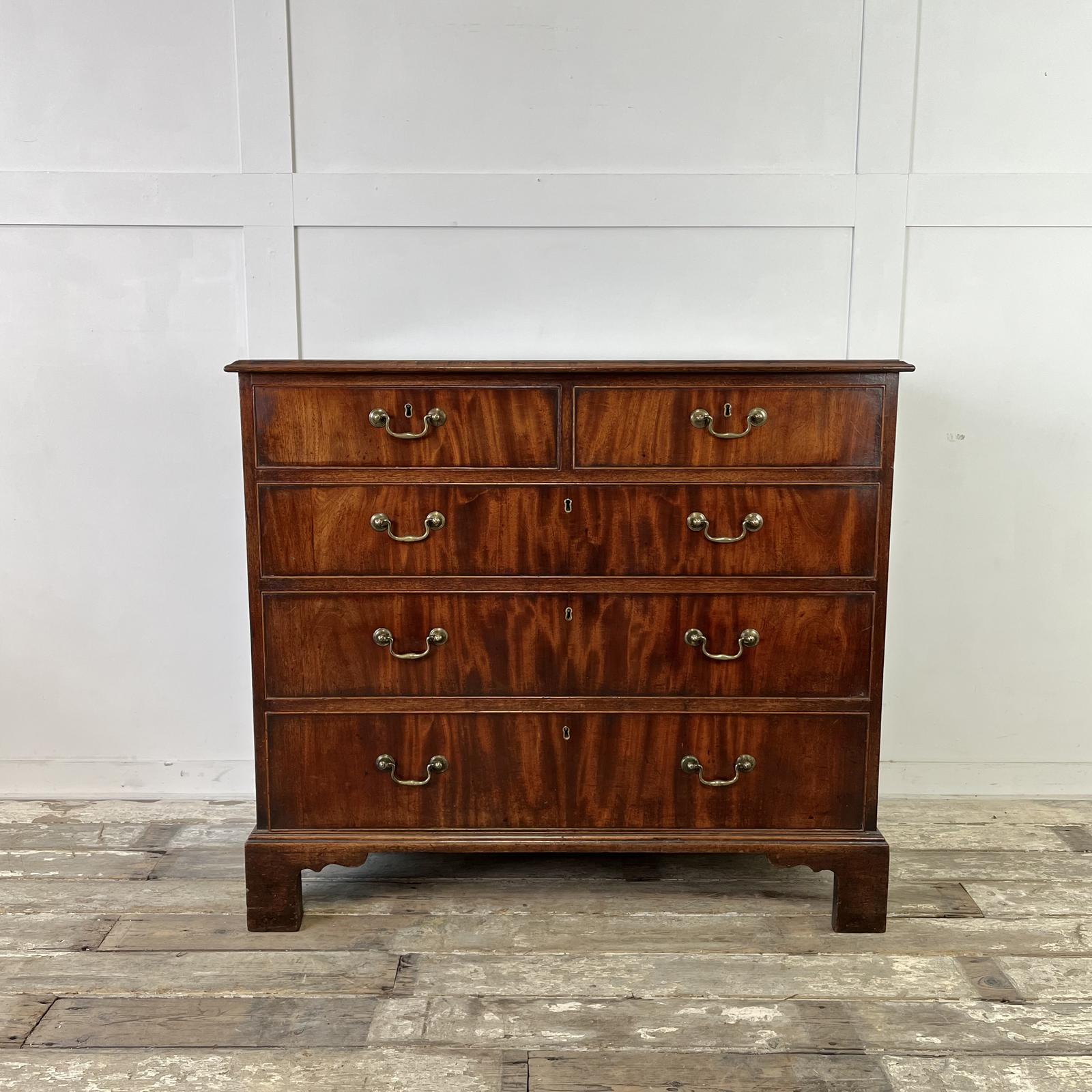 18th Century George III Mahogany Chest of Drawers (1 of 20)