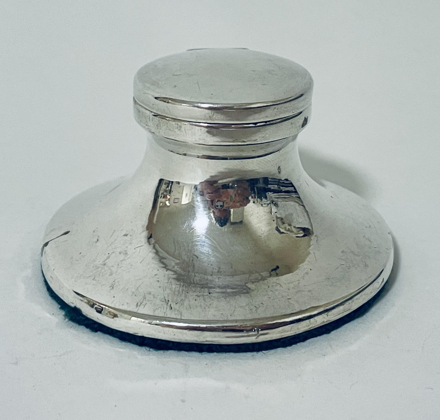 Sterling Silver Inkwell 1939 (1 of 10)