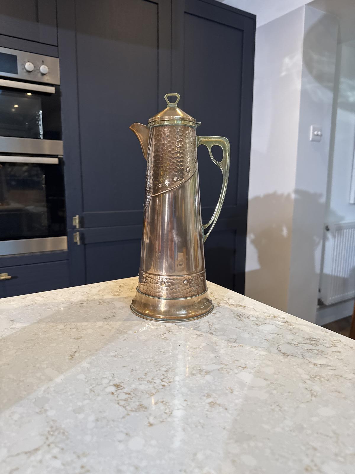 Art Nouveau Copper Jug (1 of 8)