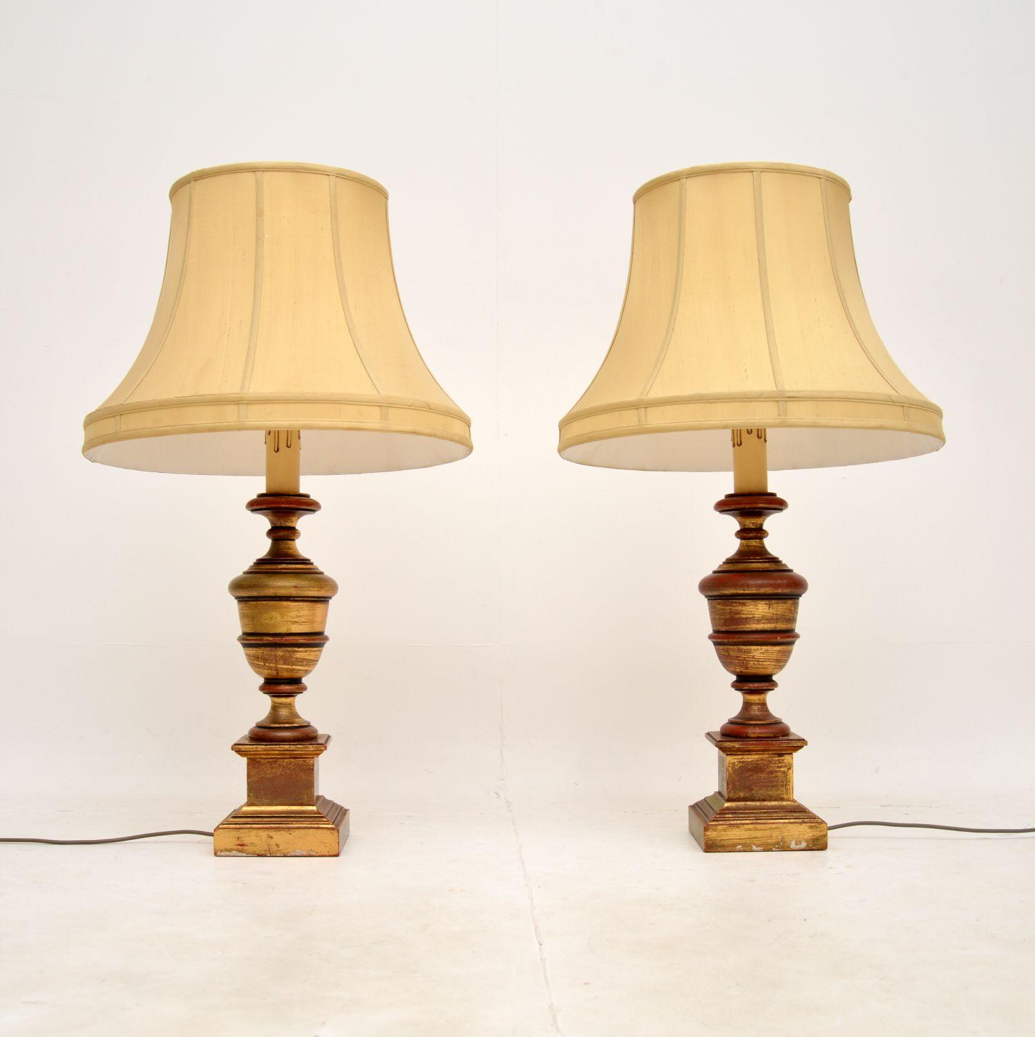 Pair of Giltwood Table Lamps (1 of 12)