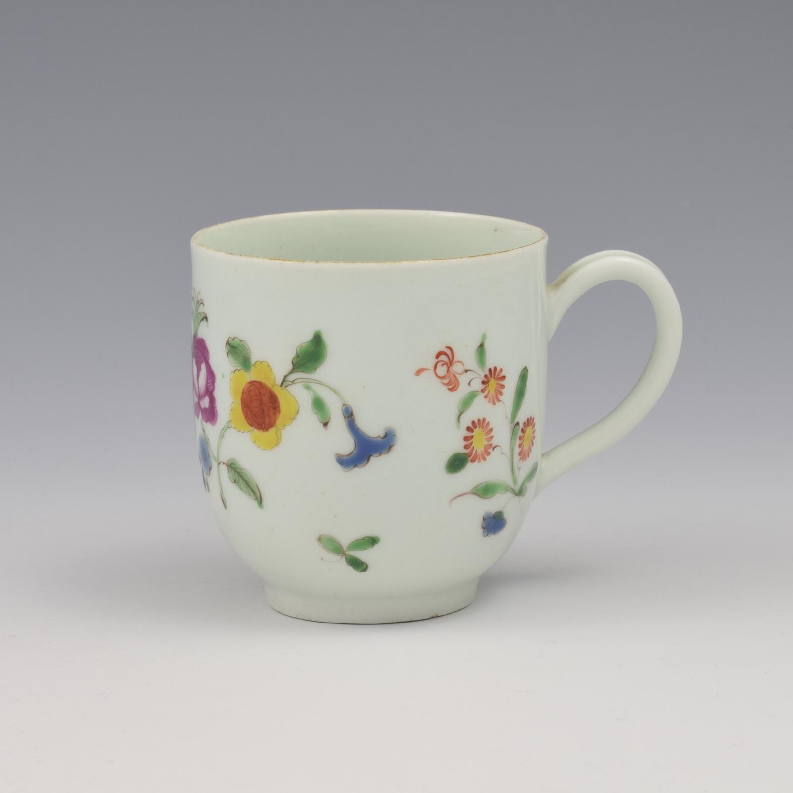 Pretty Liverpool Porcelain Coffee Cup Richard Chaffers c.1765 (1 of 10) Pretty Liverpool Porcelain Coffee Cup Richard Chaffers c.1765 (1 of 10)
