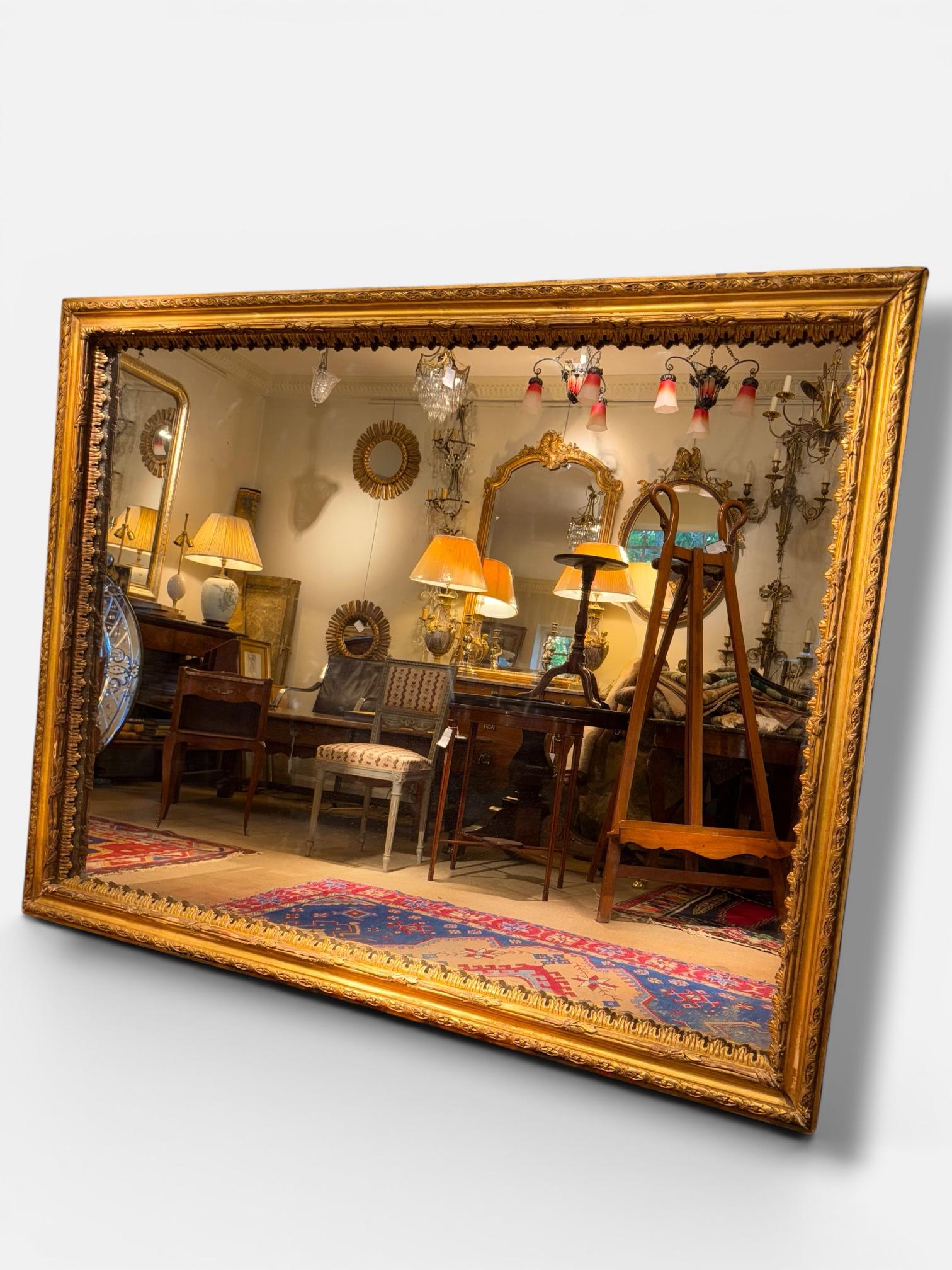 Very Large Carved Giltwood Mirror (1 of 5) Very Large Carved Giltwood Mirror (1 of 5)