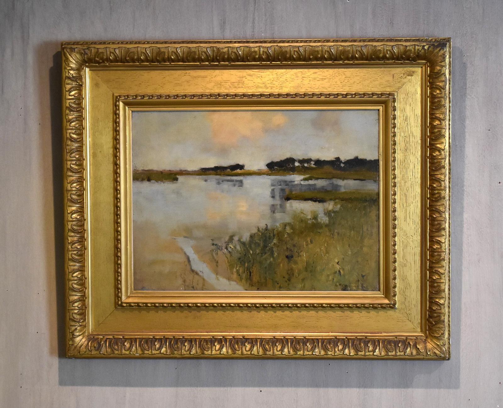 Landscape Oil Painting by Bertram Priestman (1 of 6)