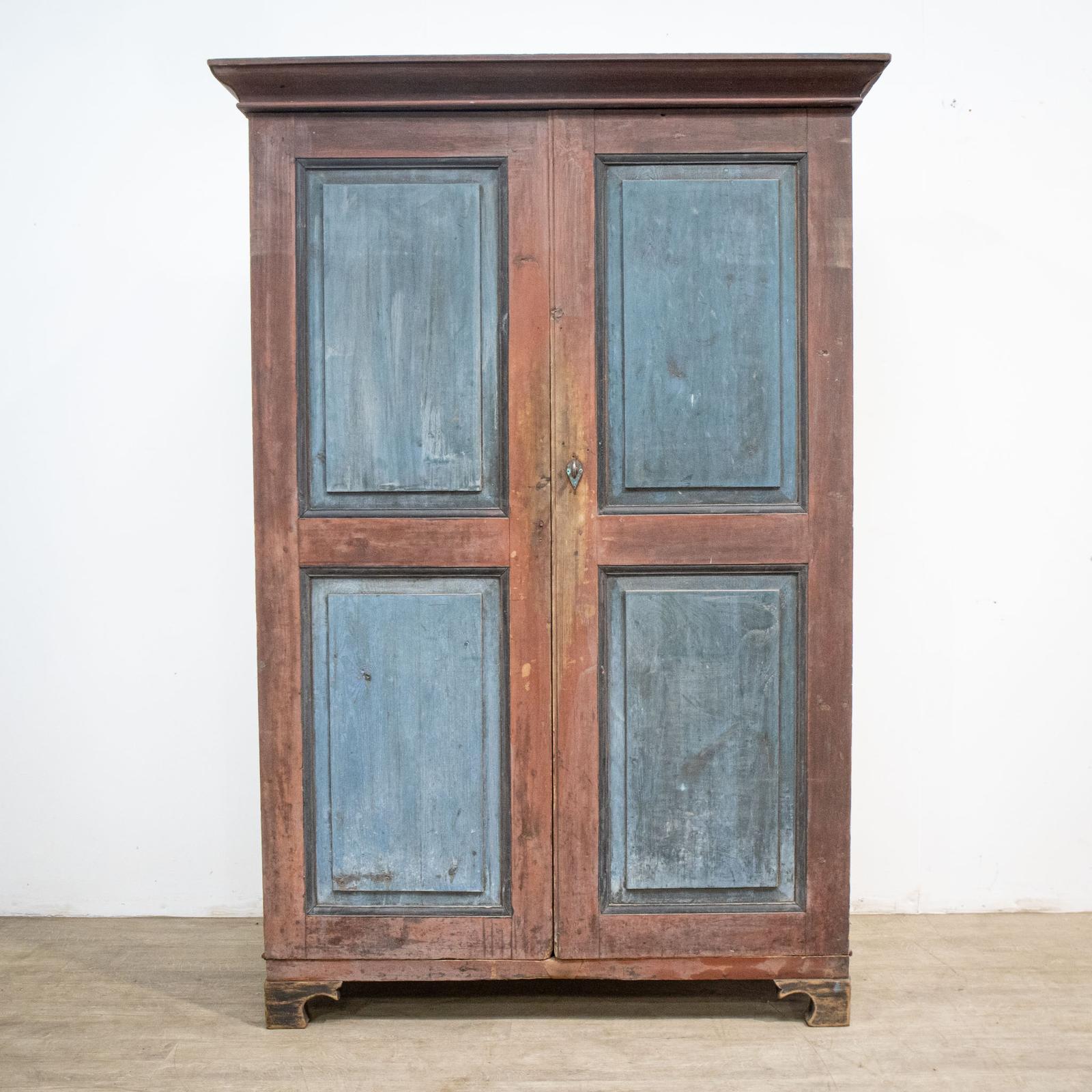 Tall Painted Two Door Cupboard (1 of 13)