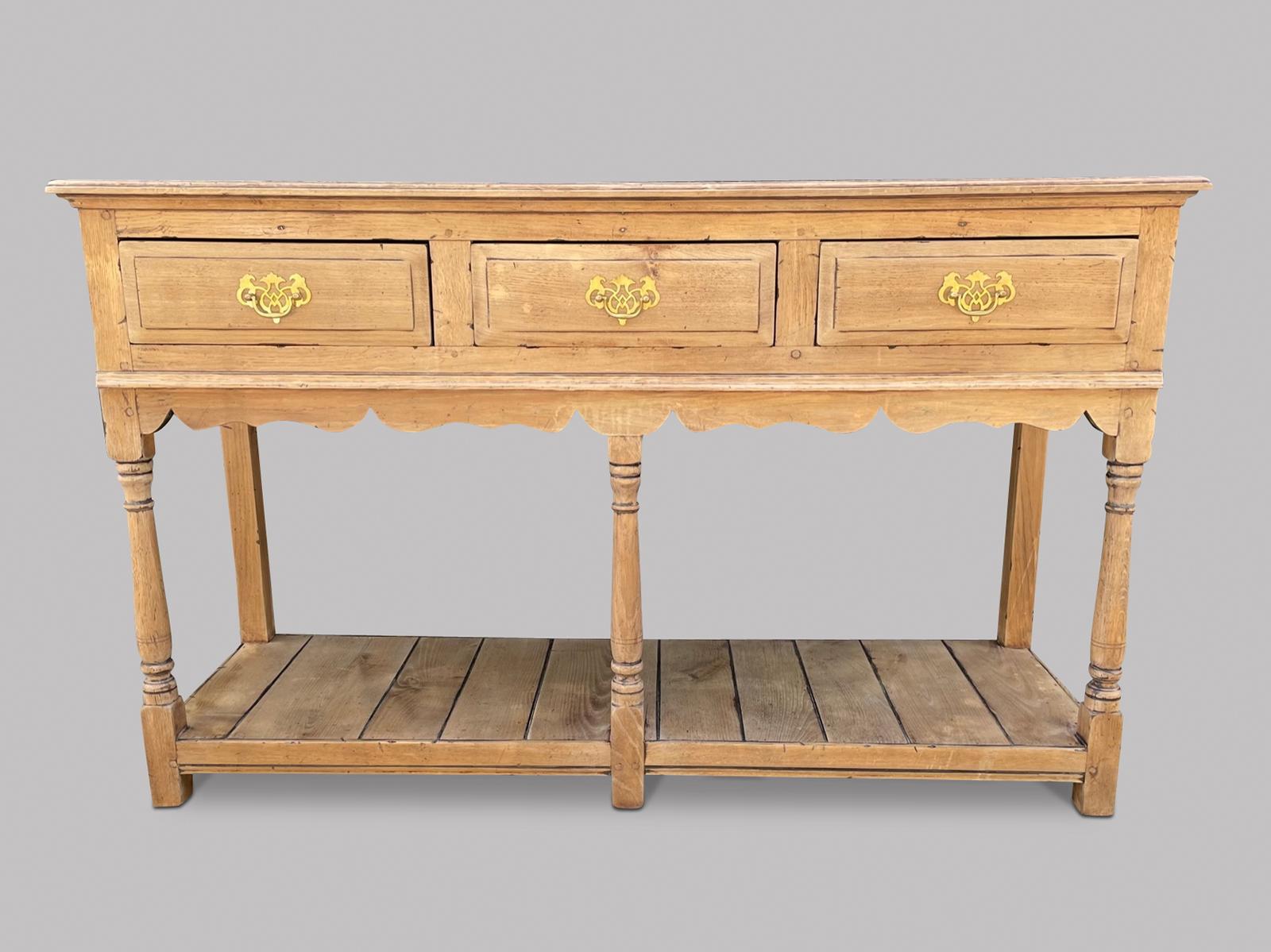 Rustic Stripped Oak Sideboard (1 of 5) Rustic Stripped Oak Sideboard (1 of 5)