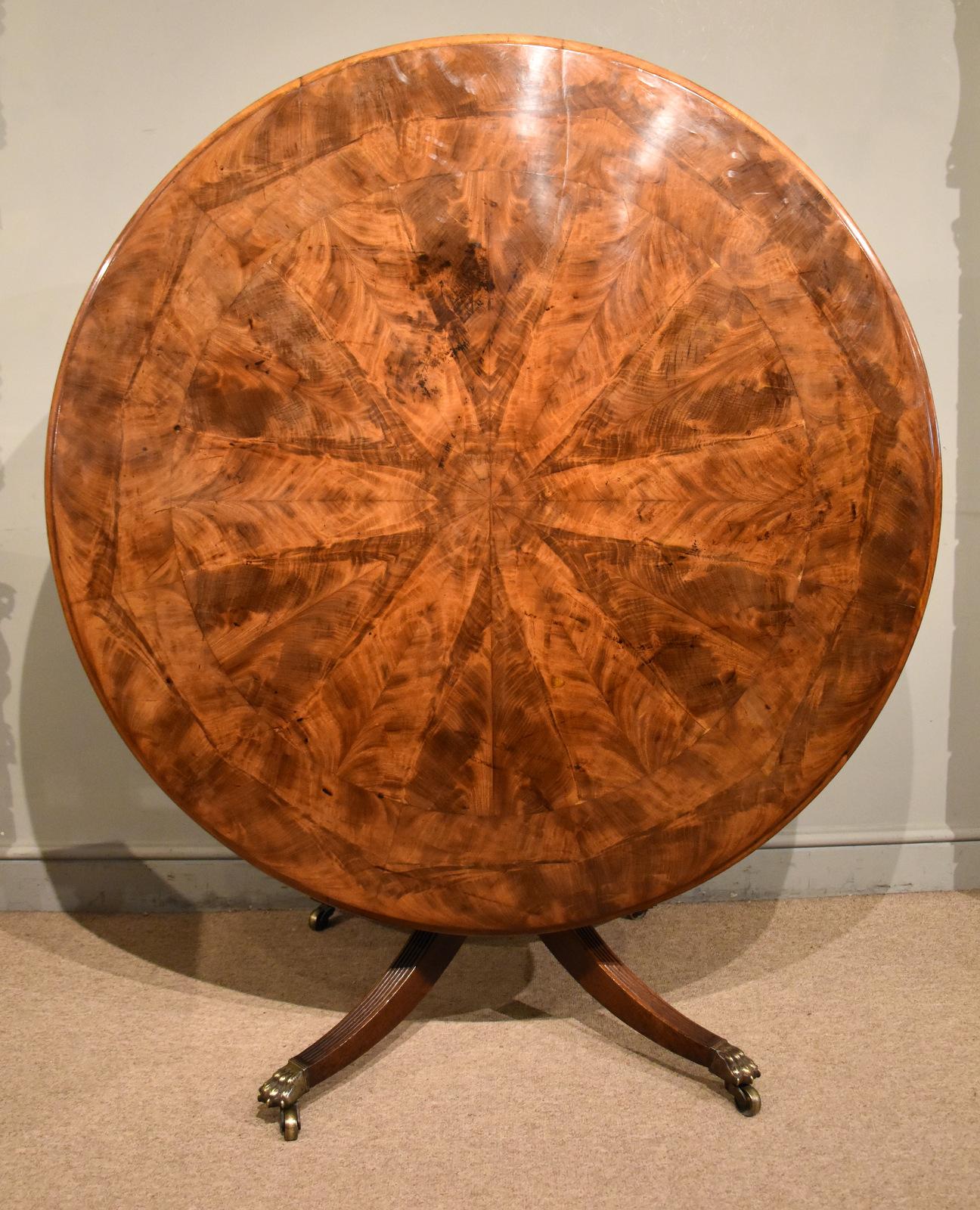 Regency Period Circular Mahogany Breakfast Table (1 of 8)