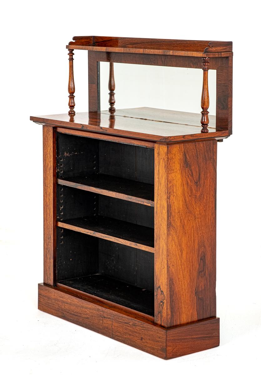 Unusual Early Victorian Rosewood Open Bookcase (1 of 7)