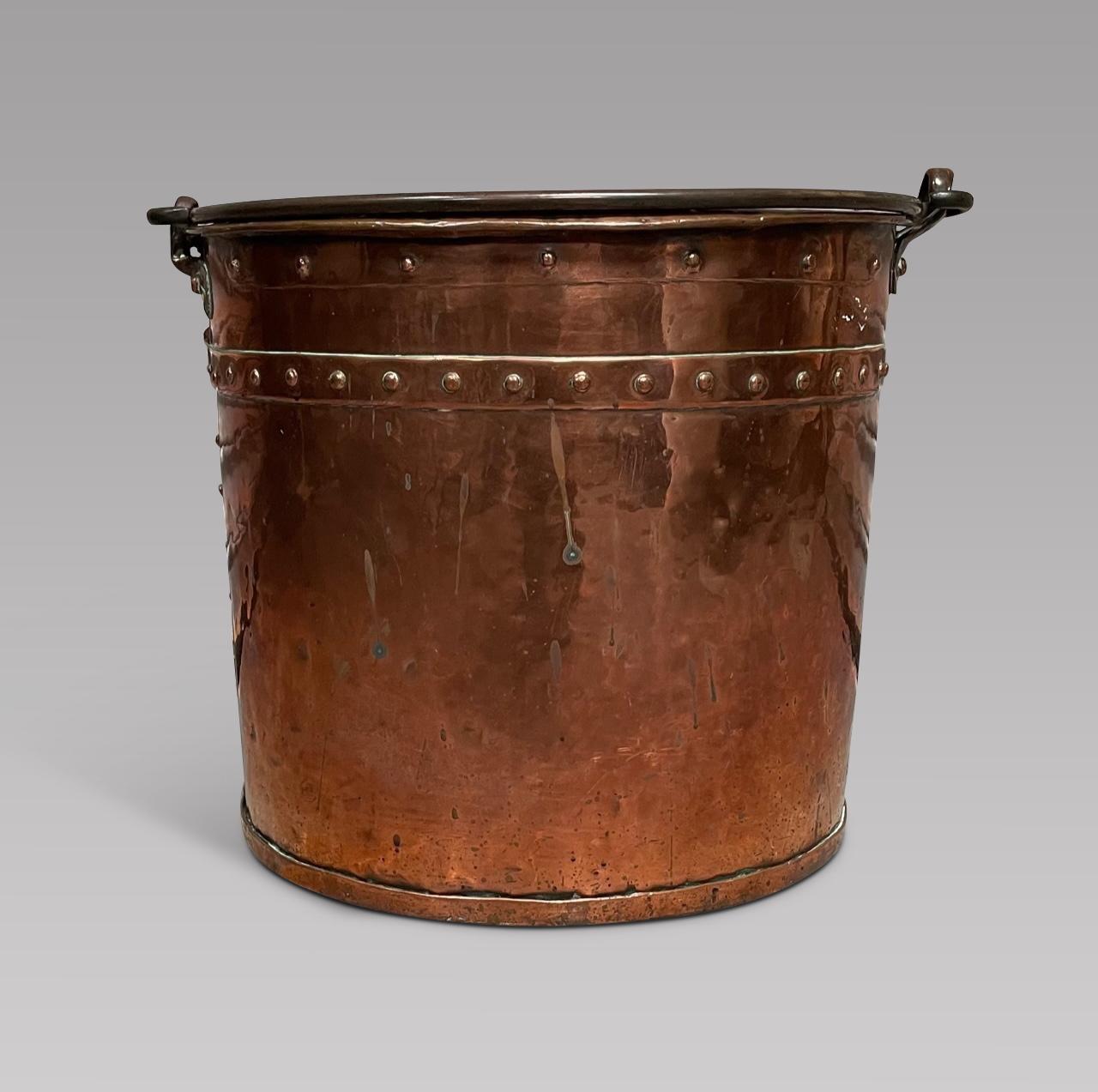 Good Sized 19th Century Copper Bucket (1 of 2) Good Sized 19th Century Copper Bucket (1 of 2)