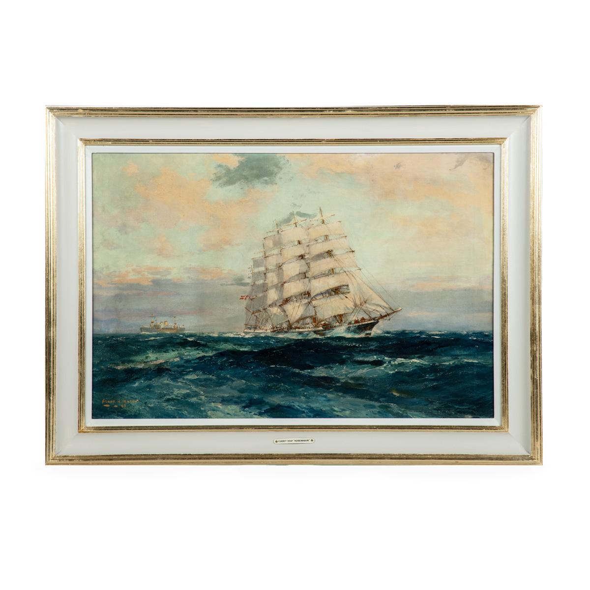 Painting of the Training Ship Kobenhavn by Frank Henry Mason 1943 (1 of 4) Painting of the Training Ship Kobenhavn by Frank Henry Mason 1943 (1 of 4)