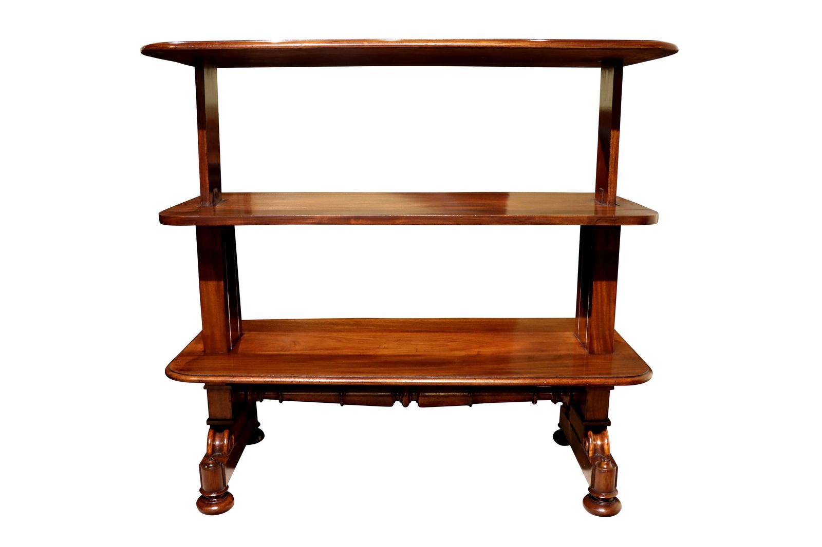 William IV Mahogany Rise & Fall Three-Tier Buffet c.1830 (1 of 6) William IV Mahogany Rise & Fall Three-Tier Buffet c.1830 (1 of 6)