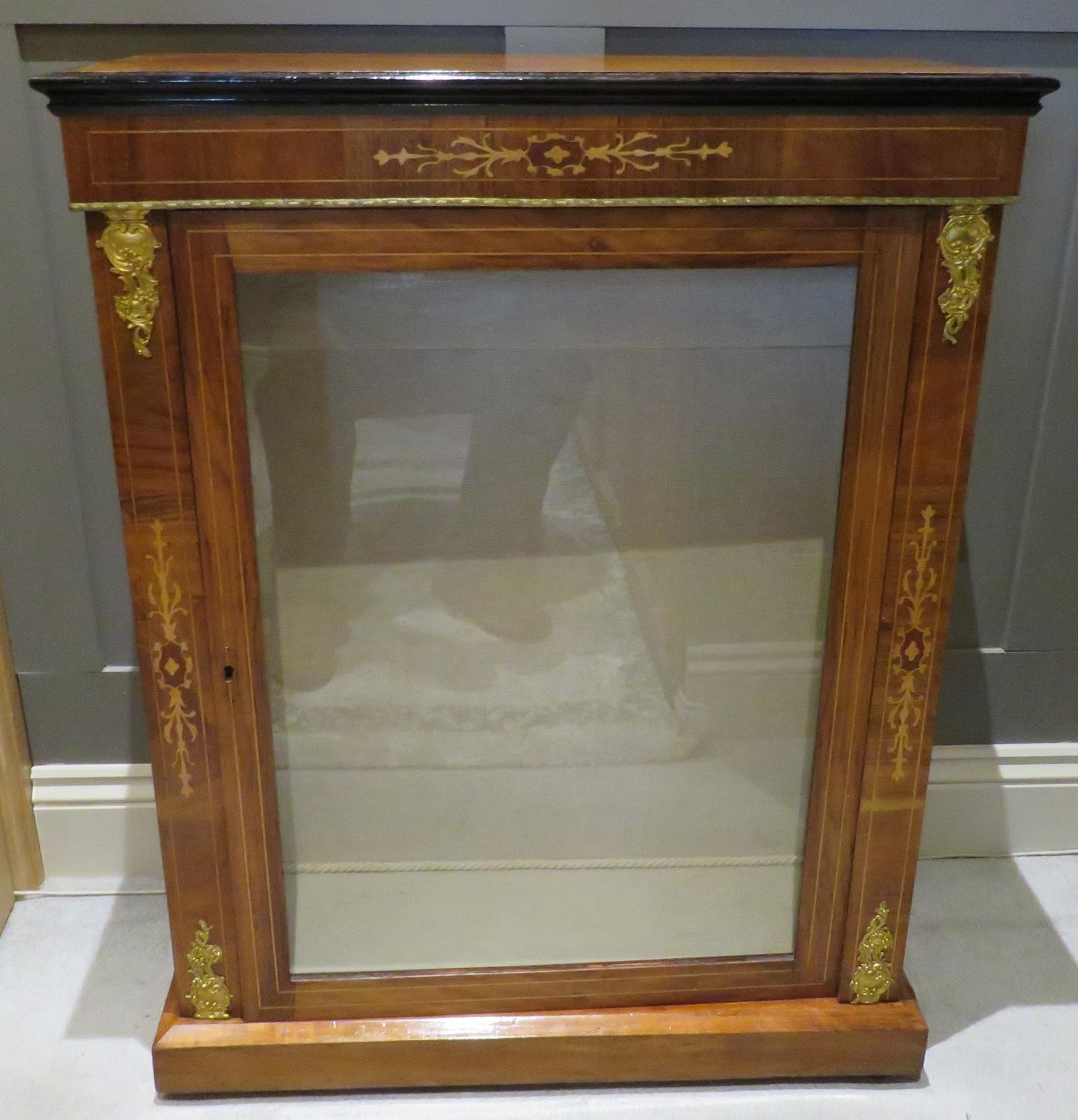 Inlaid Display Pier Cabinet (1 of 4)