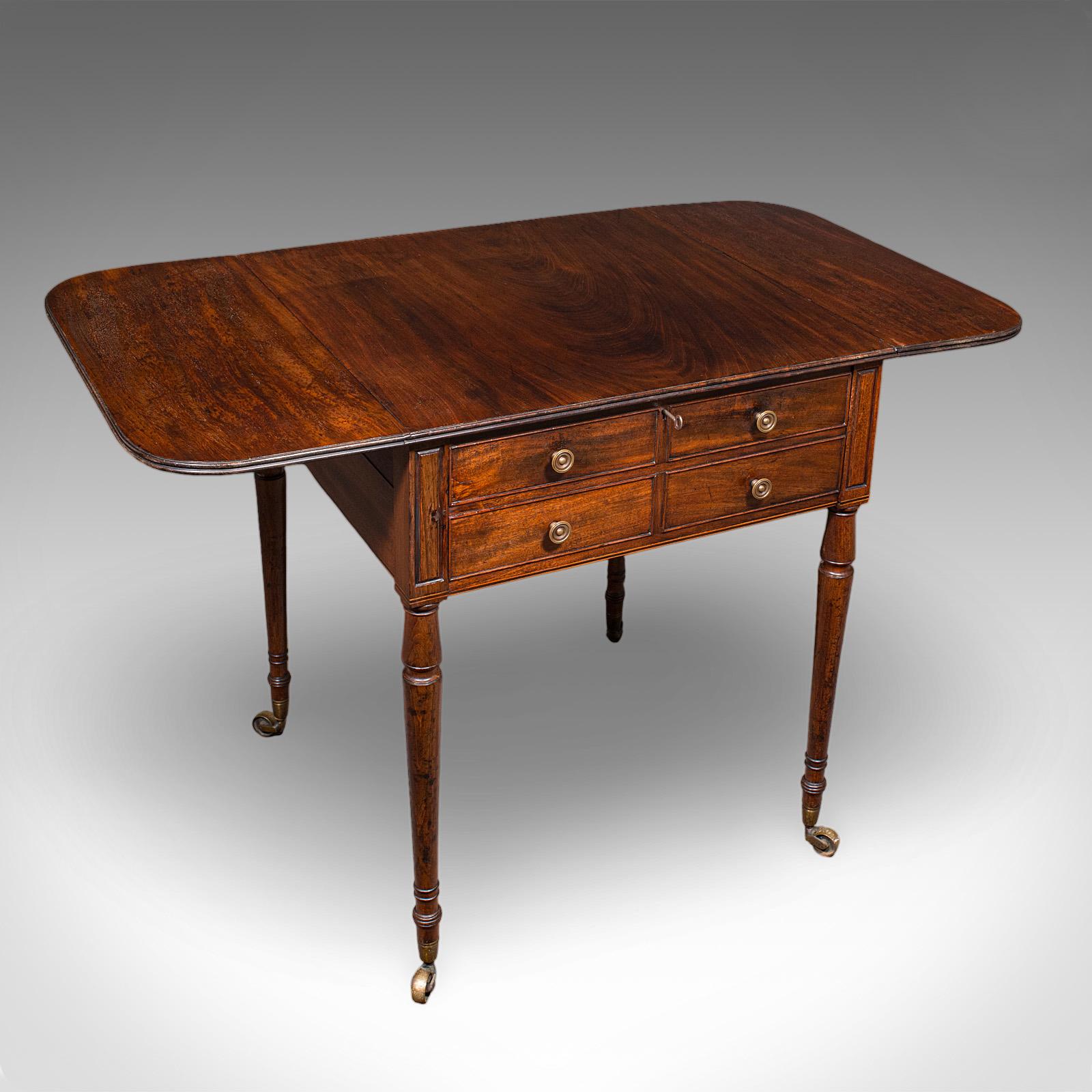 Antique Reader's Table, English, Pembroke, Drop Leaf, Occasional - Regency c.1820 (1 of 12) Antique Reader's Table, English, Pembroke, Drop Leaf, Occasional - Regency c.1820 (1 of 12)